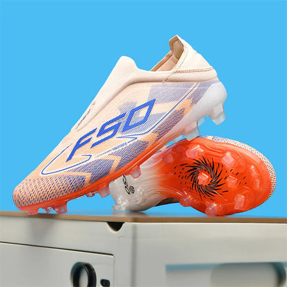 New Men Football Boots Non-Slip High-quality Soccer Shoes Grass Cleats High-top Futsal Sneakers Match Indoor Hot-selling Outdoor