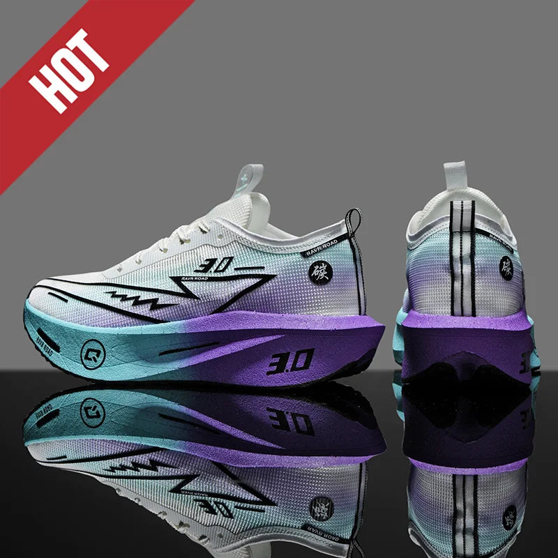 Air Running Shoes Men Sports Marathon Carbon Plate Breathable Lightweight Women Comfortable Athletic Leisure Sneakers Soft Sole