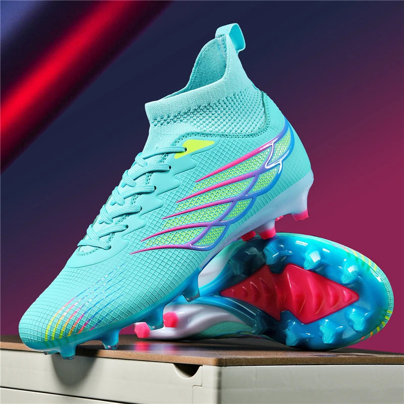 2026 Superfly FG Football Boots Outdoor Soccer Cleat Black Shoes Soft Sport Professional Shoes Breathable Comfortable Boots Plus