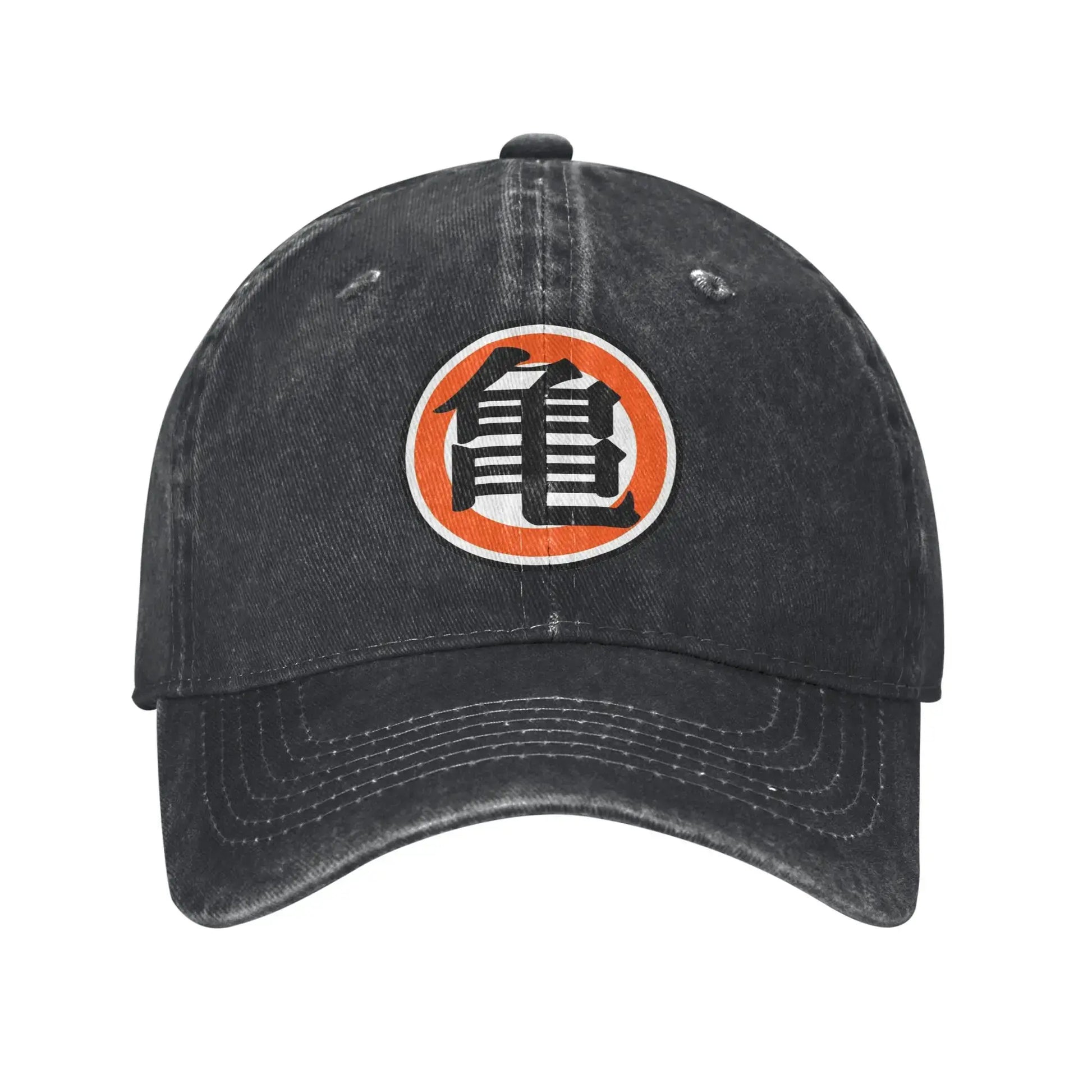 Dragon Ball Master Rosh TURTLE SCHOOL Unisex Baseball Cap Distressed Washed Caps Hat Fashion Outdoor Unstructured Soft Headwear, Produit gaming premium Fraquane
