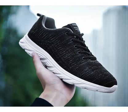 Sports Men Running Jogging Shoes Casual Sneakers Outdoor Lace Up Breathable Mesh Light Tennis Outdoor Walking Size 39-46