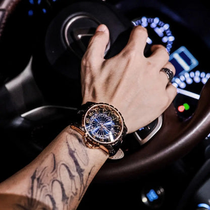 Luxurious and Elegant Men's Watch, Twelve Knights of the Round Table Watch, Wormhole Concept Non-Mechanical Watch for Men, Niche Brand Men's Watch, Casual Style Fashion Accessory, the Best Gift for Him