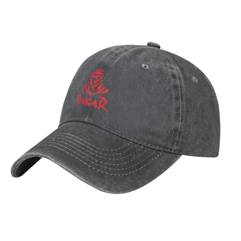 Vintage Racing Off Road D-Dakares Rally-baseballkepsar, unisex-modell, slitna och tvättade solkepsar, resekepsar, ostrukturerade mjuka kepsar