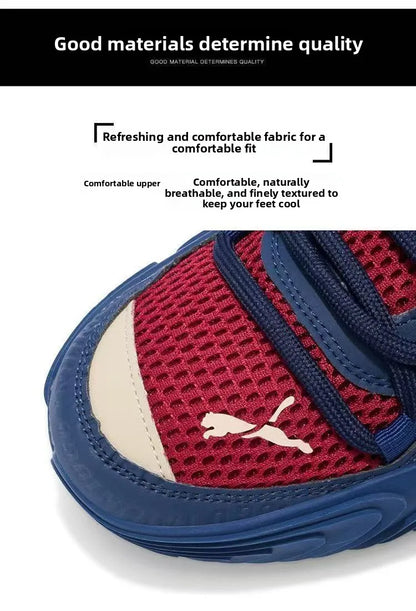 Men's Breathable Running Shoes Lightweight Mesh Upper Comfortable Soft Sole Sporty Casual Sneakers Trendy Summer Footwear