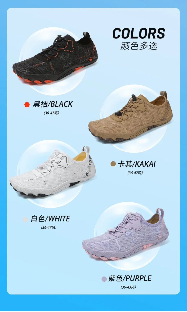 Barefoot Shoes Men And Women Outdoor Beach Shoes Quick-Drying Non-Slip Shoes, Water Sports indoor Fitness Shoes, Sports Shoes