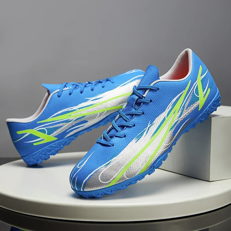 Large Size 46 47 Football Shoes for Men Training Sports Matches Artificial Grass TF Spike Cross-Border Shoe Male Footwear