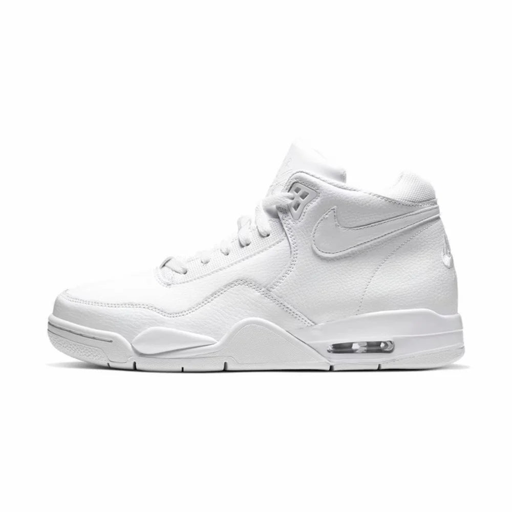 Nike Flight Legacy Mid-Top Retro Basketball Shoes with Slip-Resistant, Durable, and Cushioned Construction Unisex BQ4212-102