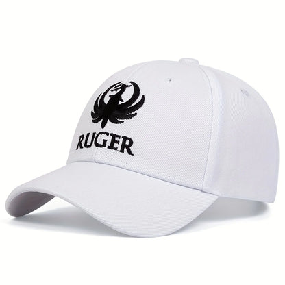 Unisex RUGER Letter Embroidery Baseball Caps Spring and Autumn Outdoor Adjustable Casual Hats Sunscreen Hat Sports Cap