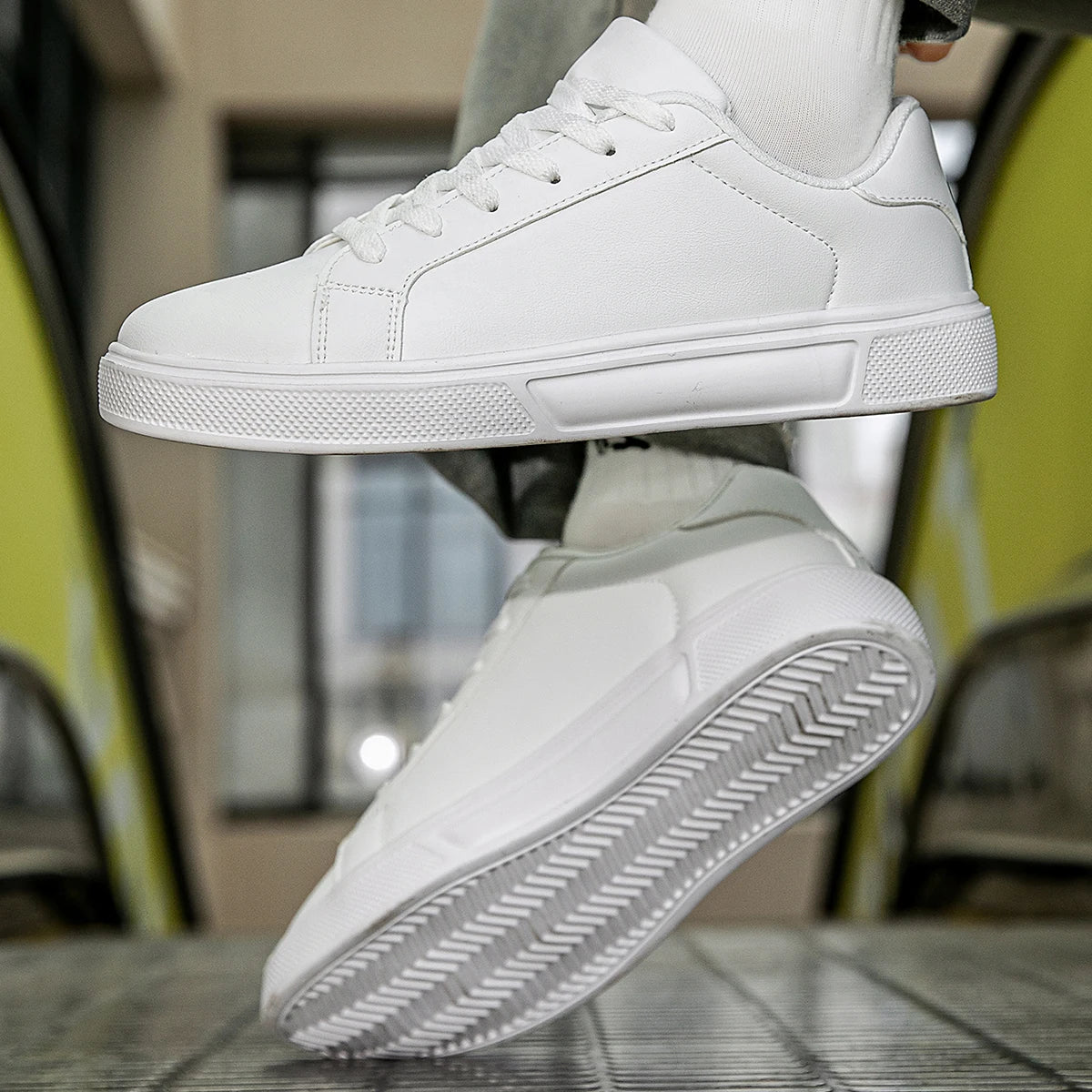 PU Leather Men Shoes Sneakers Trend Casual Shoes Leisure Male Sneakers Footwear Men Vulcanized Shoes Couple Shoes Women Shoes