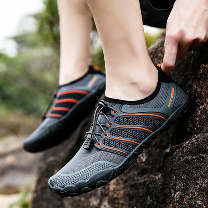 Mens Minimalist Running Cross Training Shoes Barefoot Shoes Big Toe Box Five Finger Shoes Saguaro Barefoot Pit Viper Paracord