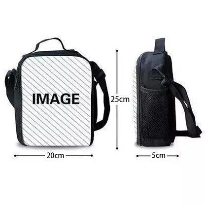Child Insulated Large Capacity Bag for Boy Girl Student Hot Game Outdoor Picnic Resuable Thermal Cooler Lunch Box F-FortniteS
