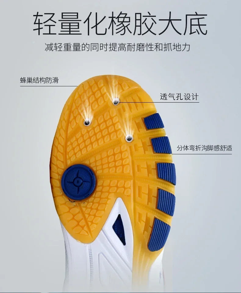 Men Professional Table Tennis Shoes Couple Badminton Shoes Competition Tennis Training Sneakers Men's Sports Shoes Zapatillas