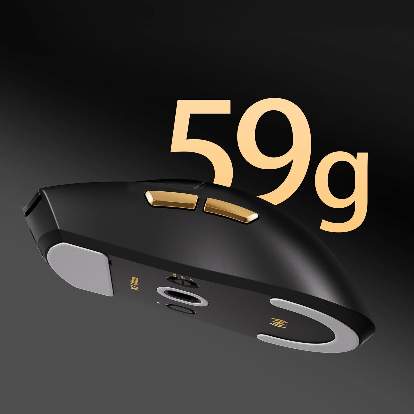 MCHOSE K7 Ultra Wireless Gaming Mouse with 8K Polling Rate, PAW3950 Sensor, Magnetic Charging Dock, 42,000 DPI Lightweight Esports Mouse