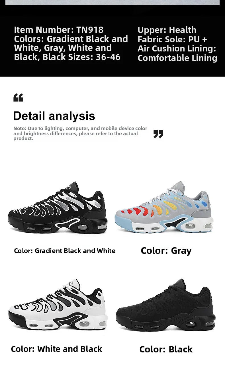 Fashionable Casual Sports Men's Shoes Outdoor Travel Large Size Versatile Daily Classic Running Shoes Breathable Lightweight ...