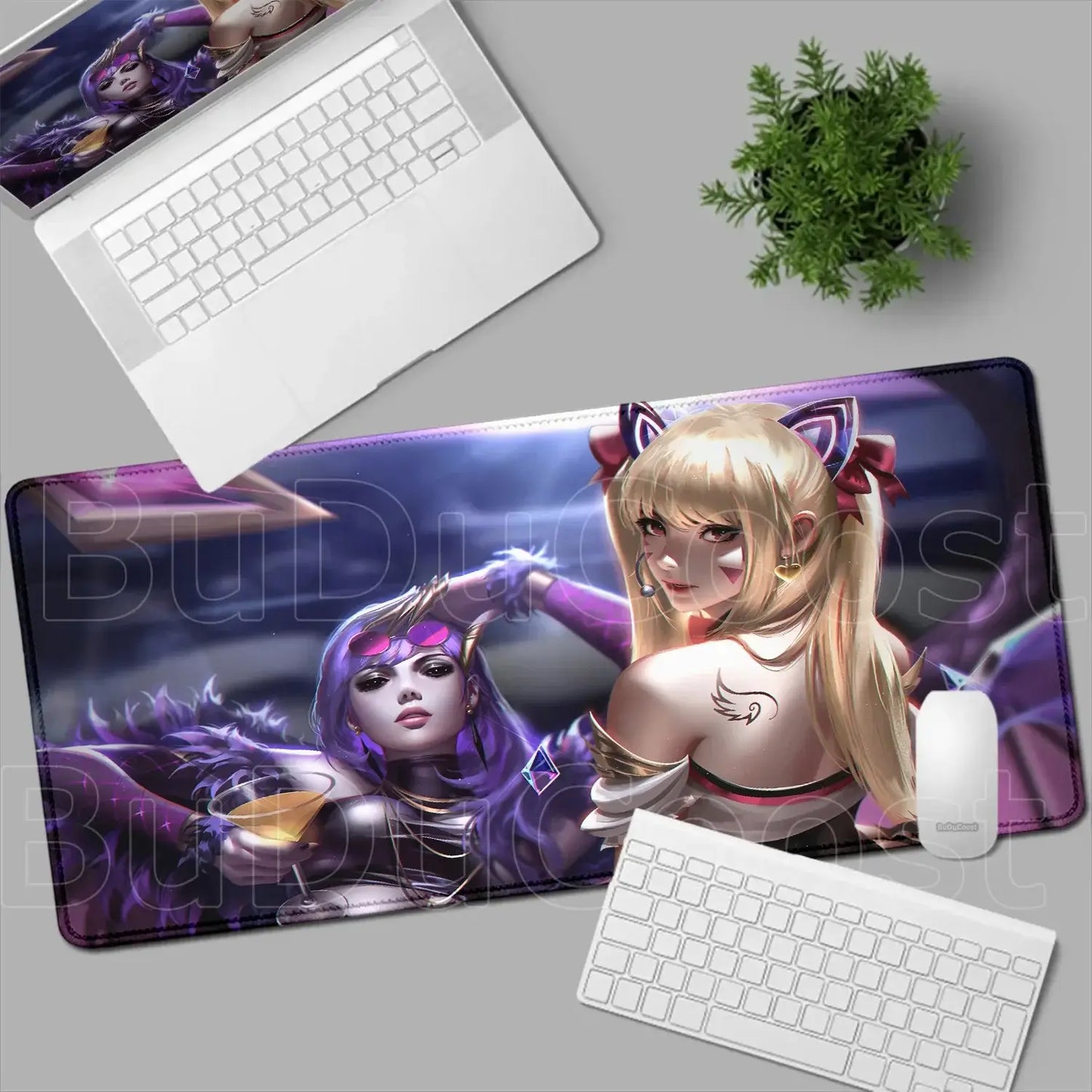 Overwatch Gaming Anime Girl Large XXL Mouse Pad HD Printing Computer Keyboard Mats Laptop Office Rubber Soft Desk Rug 900x400 MM