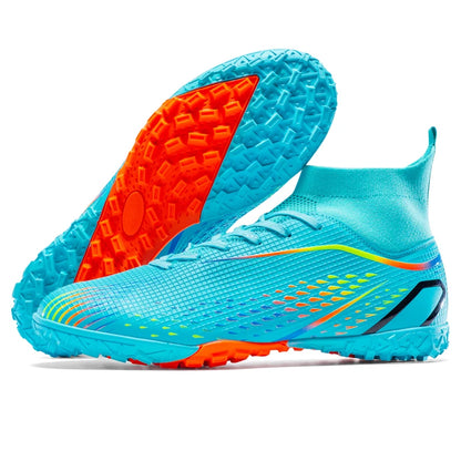 Men Football Boots Professional Turf Futsal Match Grass Unisex Outdoor Training Soccer Shoes Soccer Cleats Non-slip Breathable