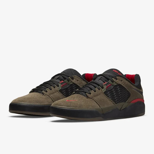 Sapatilhas de skate desportivas respiráveis Nike SB ISHOD genuínas, com pequeno Swoosh, para homem e mulher DC7232-300