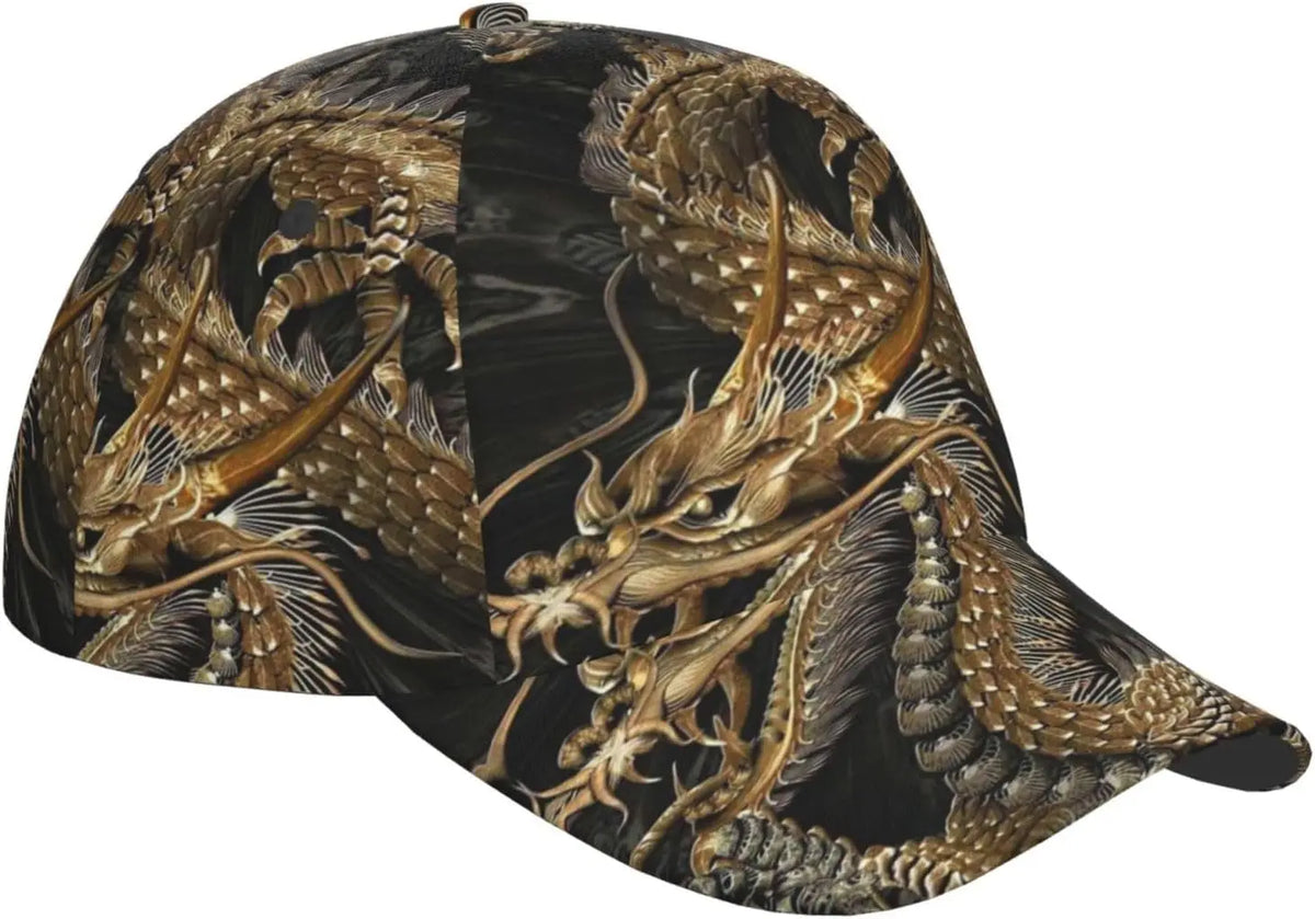 Dragon Snapback-keps, basebollkepsar för män, solhatt för män, justerbar, snygg truckerkeps för kvinnor och män
