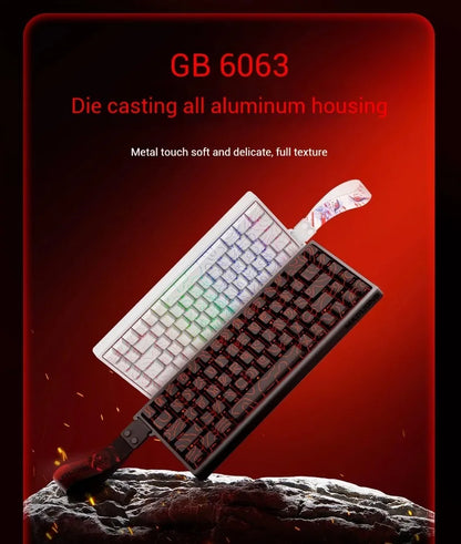 Madlions mad60he Mad60 Mad68 HE Mechanical Keyboard Magnetic Switch Mad60he Wired Game Keyboard Rapid Trigger Rgb Keyboard