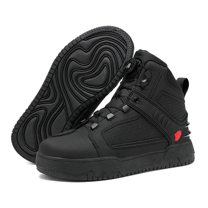 Motorcycle Boots Men Biker Shoes Moto Sneaker Microfiber Leather Adventure Motocross Shoes Anti-slip Motorcycle Equipment