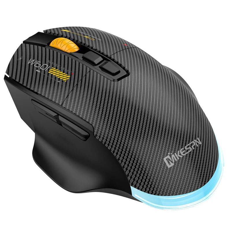 Rato Gaming Sem Fios Bluetooth, 12800 DPI, Rato RGB com Fio/Sem Fios com 7 Botões Programáveis, para PC e Portátil, Gaming