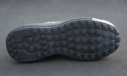 Ténis masculinos em couro PU, impermeáveis, desportivos e casuais; sapatos leves, respiráveis, planos e antiderrapantes; Zapatillas Hombre