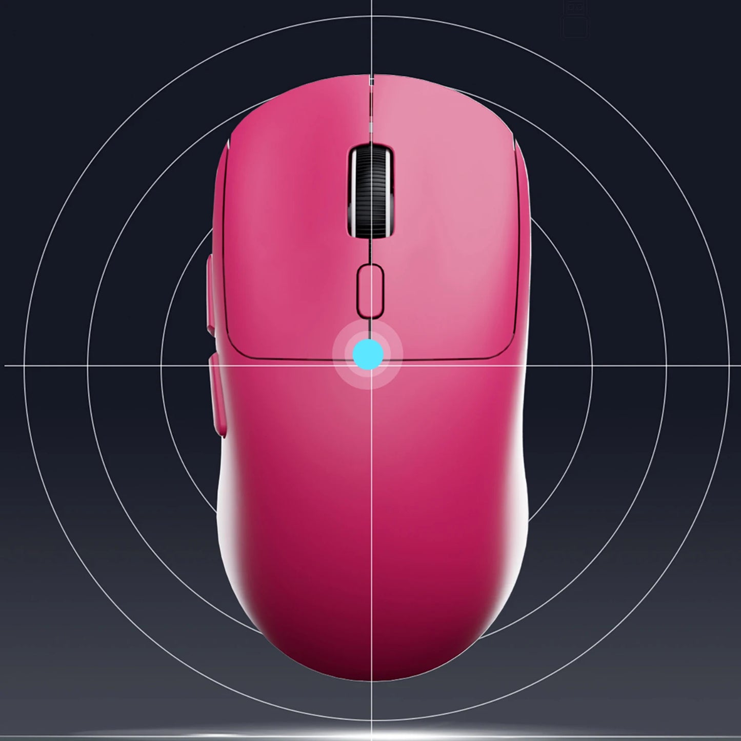 Rato Gaming Bluetooth Recarregável Gamer Paw3395 Leve, Ergonómico e Sem Fios para Esports