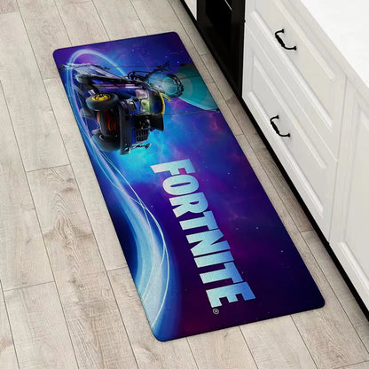 Fortnites Gaming-Eingangstür-Fußmatte, rutschfester Küchenteppich, Teppich für Wohnzimmer, Balkon und Badezimmer, Fußmatte, Bodenmatten, Teppich