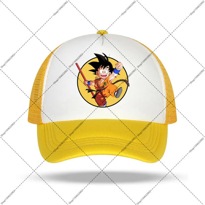 Dragon Ball-baseballkeps för kvinnor och män, solhattar, kepsar med tryck av seriefigurer och anime, bekväma unisex-bomullskepsar för vuxna, perfekta som sommargåvor och festpresenter