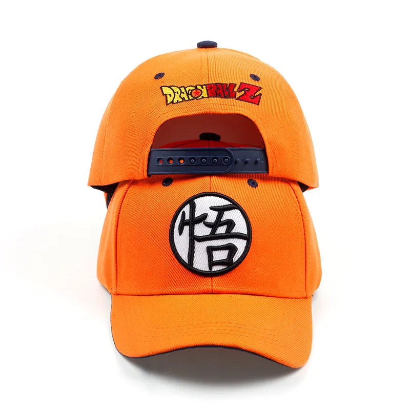 Dragon Ball Z justerbar basebollkeps Anime Goku sommarhatt för föräldrar och barn Hip Hop-keps för pappa Män Pojkar Utomhus- och sportkepsar Present