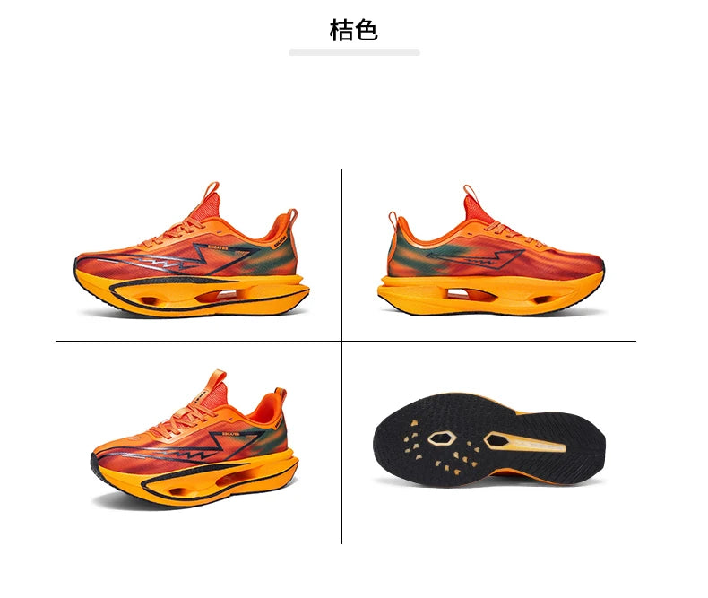 2026 Running Shoes Carbon Plate Marathon Men Sports Breathable Lightweight Women's Comfortable Athletic Antiskid Sneakers Casual