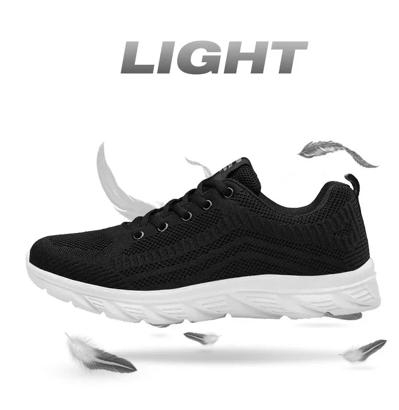 Sports Men Running Jogging Shoes Casual Sneakers Outdoor Lace Up Breathable Mesh Light Tennis Outdoor Walking Size 39-46