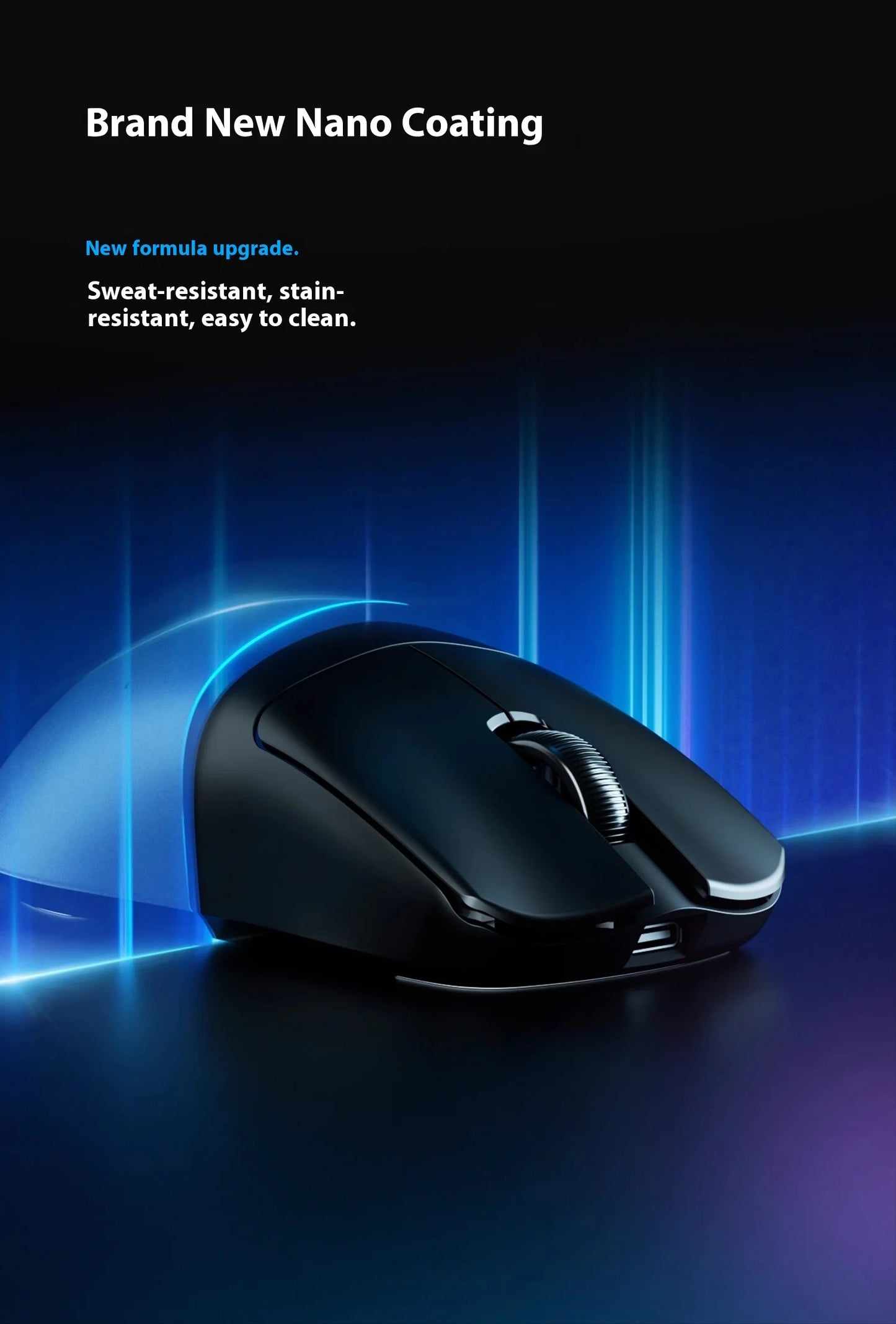ATK Blazing Sky F1 V2 Ultra Max Wireless Gaming Mouse, Dual-Mode 8K PAW3950 Ultra Lightweight Ergonomic Gaming Mouse