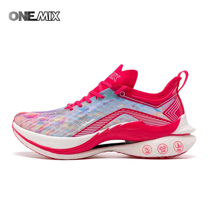 ONEMIX Carbon Plate Marathon Running Racing Shoes Professional Stable Support Shock-relief Ultra-light Rebound Sneakers