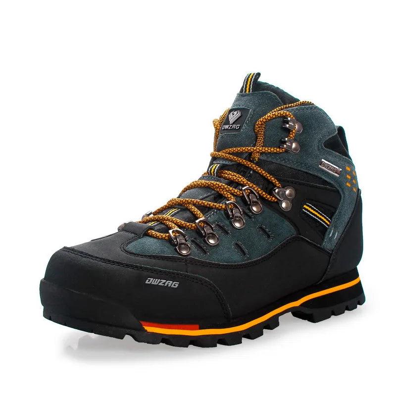Men Climbing Shoes Outdoor Fashion Anti Slip Wear-resistant Hiking Boots Comfortable Waterproof Snow Walking Travel Sports Shoes