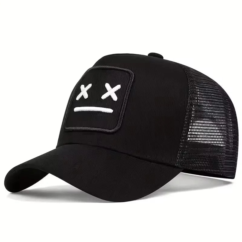 Unisex XX vezeni bejzbolski kape s mrežicom, podesive ležerne kape, proljetne i ljetne kape za vanjsku upotrebu s UV-zaštitom