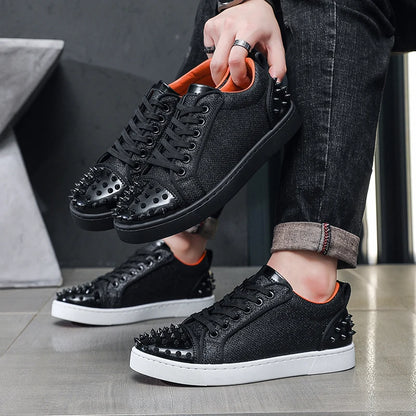 Hot-Selling Skateboard Shoes for Men Leisure Walk Sneakers Versatile Men Vulcanized Shoes Outdoor Tenis Masculino Punk Trainers