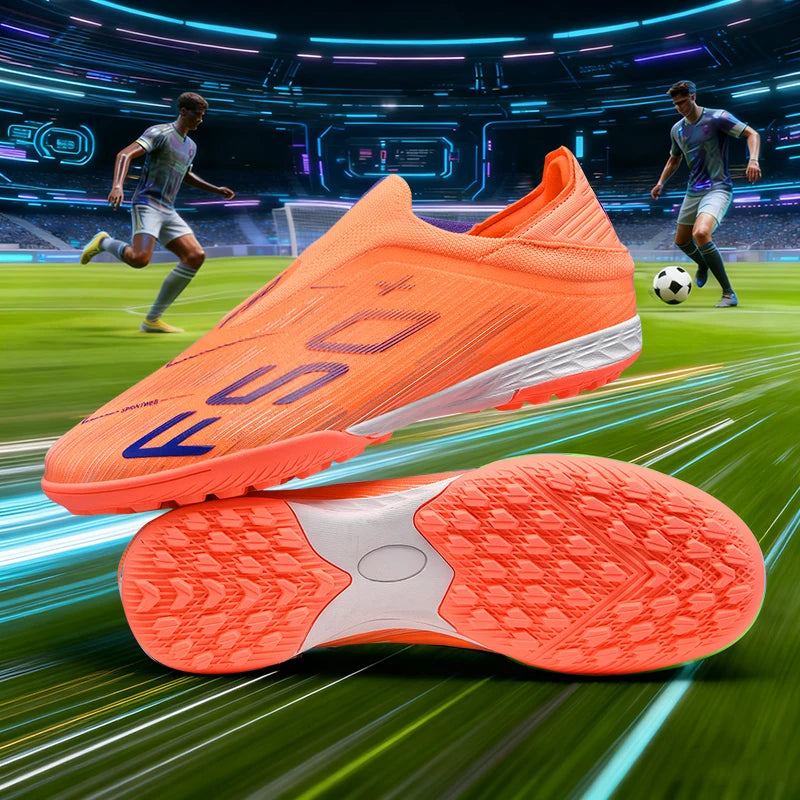 New Men's Football Boots Grass Cleats Futsal Comfortable Turf Soccer Shoes Sport Ultralight Fg Non Slip Indoor Adult Non-Slip