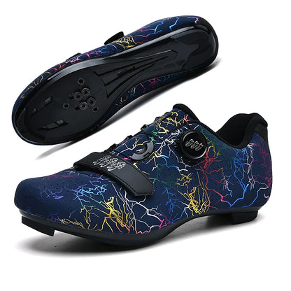 New Cycling Shoes Men Self-Locking Road Cycling Shoes Outdoor Mountain Cycling Sports Shoes Women Indoor Spinning Cycling Shoes