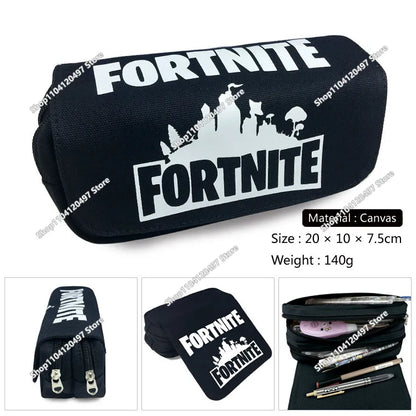Estojo Escolar de Grande Capacidade Victory Royale para Rapazes e Raparigas, Fortnite Peely Llama Hero, Caixa para Canetas para Crianças e Adolescentes