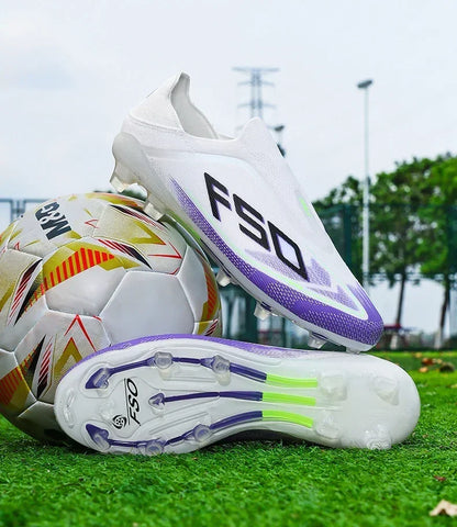 New Men Football Boots Non-Slip Boys Soccer Shoes Grass Cleats High-quality Match Sneakers Hot-selling Outdoor High-top Light