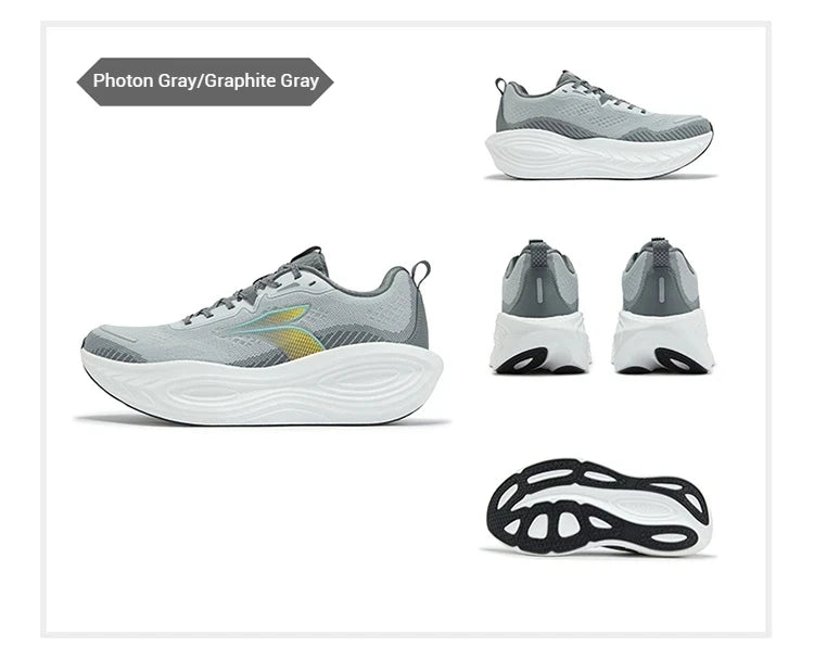 361 Degrees PopBlaze 5 Men Running Shoes New Cushioning Thick-soled Breathable Non-slip Outdoor Jogging Male Sneakers 672532212