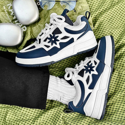 Fashion Mens Shoes Trend Street Skateboard Shoes Man Luxury Brand Training Sneakers Mesh Breathable Casual Shoes Tenis Masculino