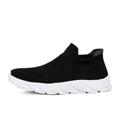 Breathable Men Casual Shoes Lightweight Male Vulcanized Shoes Outdoor Platform Men's Loafers Soft Mesh Flats Non-slip Sneakers