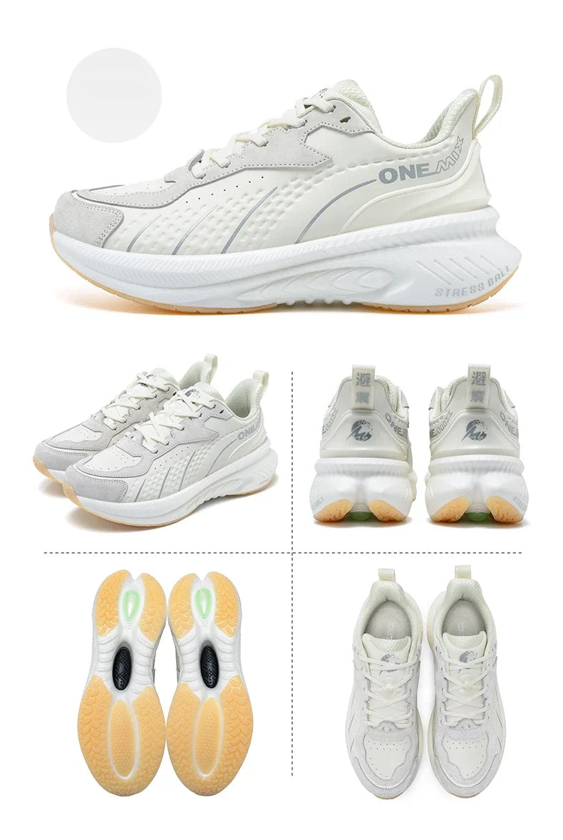 ONEMIX 2025 Winter Training Running Shoes for Men Sport Shoes Leather Warm Wear-Resistant Female Jogging Shoes Walking Sneakers