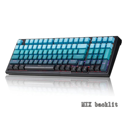 HEXGEARS M2 Mechanical Keyboard 87 Key Hot Swap PBT Gasket Structure White Backlit Macro Defined Gaming Mechanical Keyboard