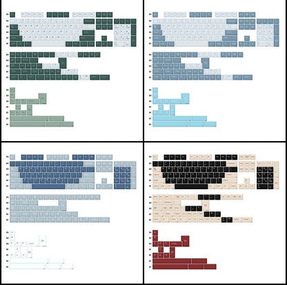 KBDiy GMK MarrsGreen Keycap teclas ISO de PBT double shot con perfil Cherry para kit DIY de teclado mecánico gamer Gaming Point KeyCap