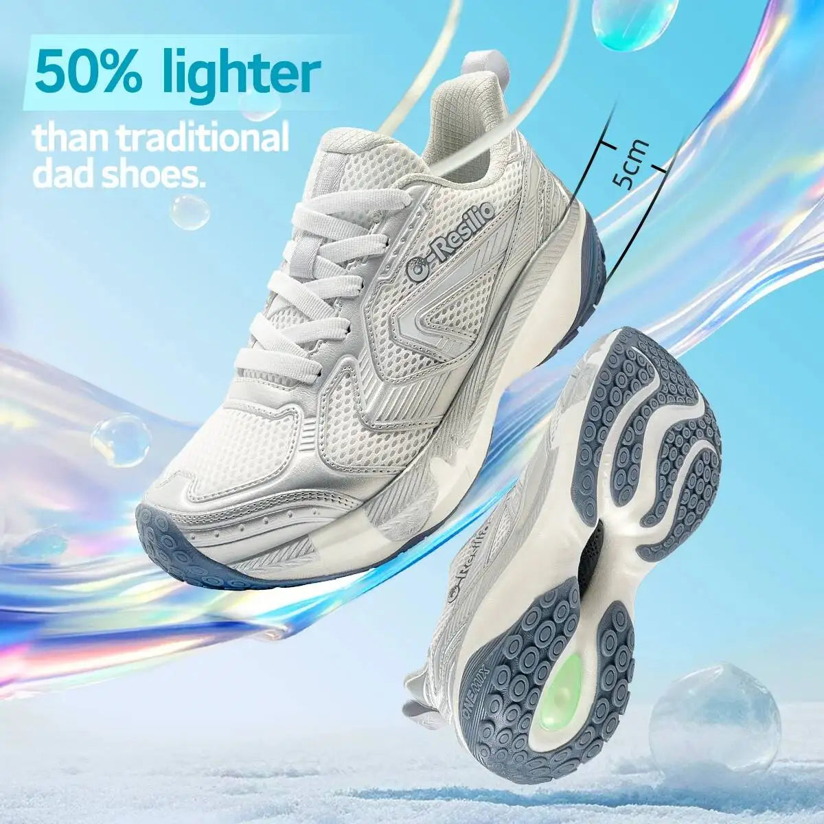 ONEMIX 2026 Lightweight Dad Damping Sneakers Men Cushioning Running Sports Casual Shoes For Women Soft And Elastic 25216