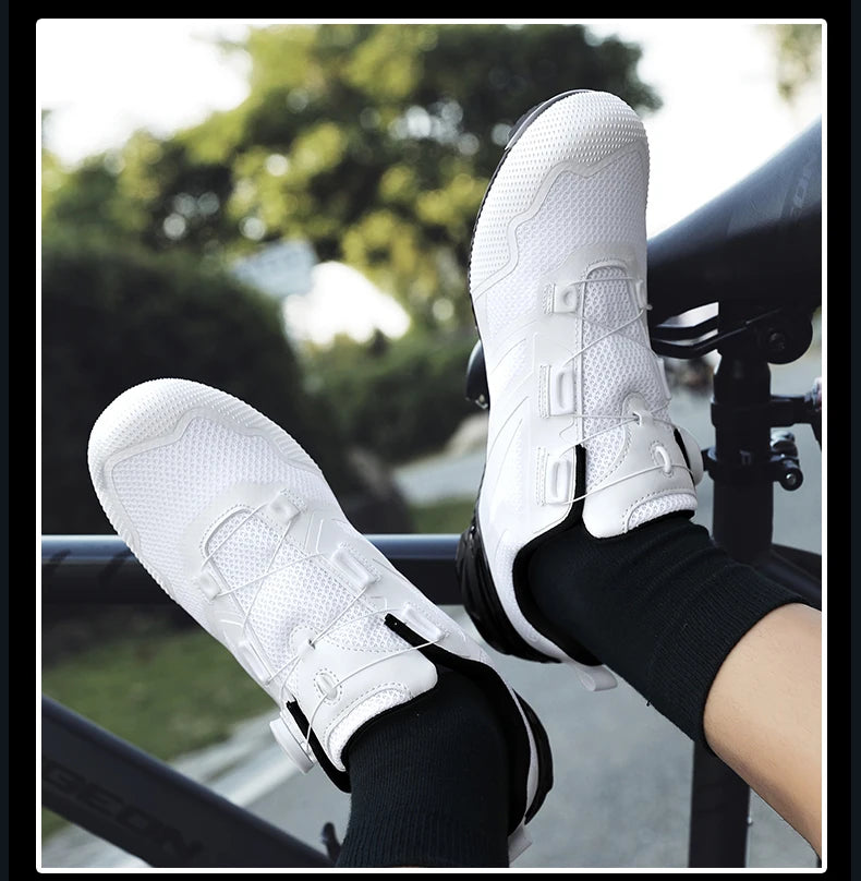 Scarpe da ciclismo unisex nuove, professionali, leggere e di lusso, originali, da strada, in gomma, MTB, da corsa, bici fashion, sport street