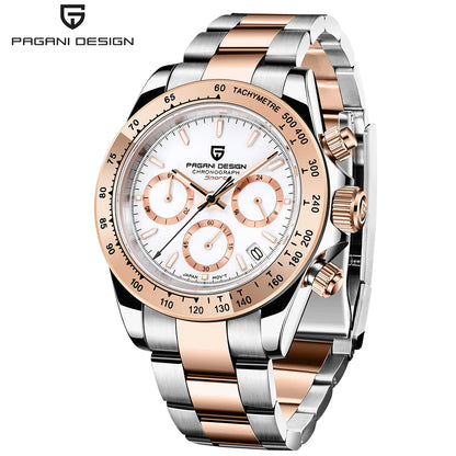 Gold 1644 PAGANI DESIGN 2026 New Men's Watches Top Brand Luxury Mens Quartz Wrist Watch Men Watch Men Chronograph Waterproof